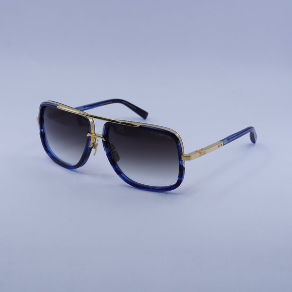 Dita MACH-ONE-DRX-2030-X Sunglasses Gold/Blue Aviator Frame - Picture 1 of 10